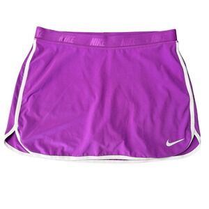 NIKE Golf Dri-FIT Women's Skort Purple Magenta Athletic Golf Tennis Skirt Size M